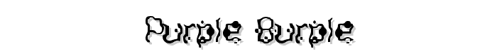Purple Burple font